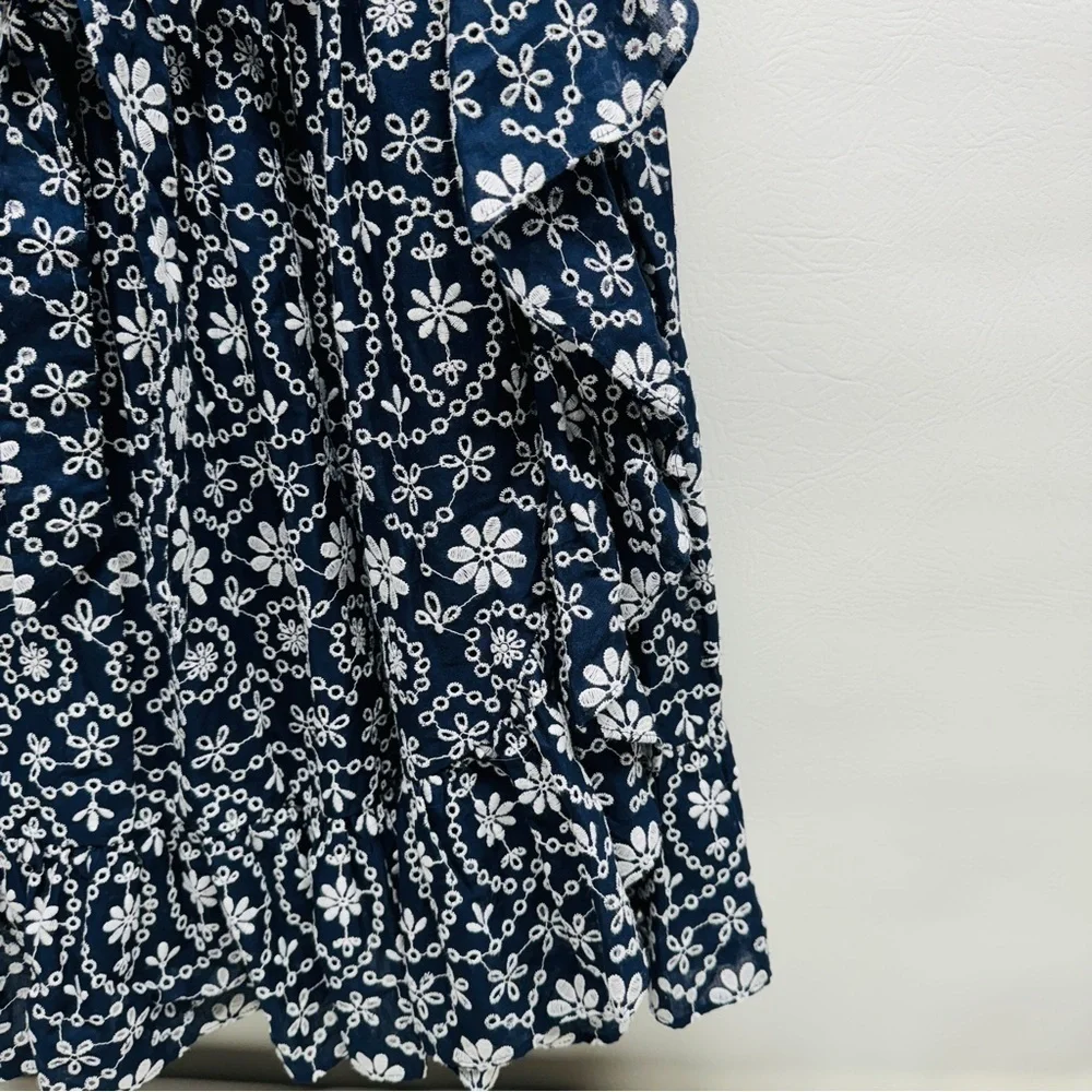 Kate Spade ♠️ navy eyelet mini dress size 12